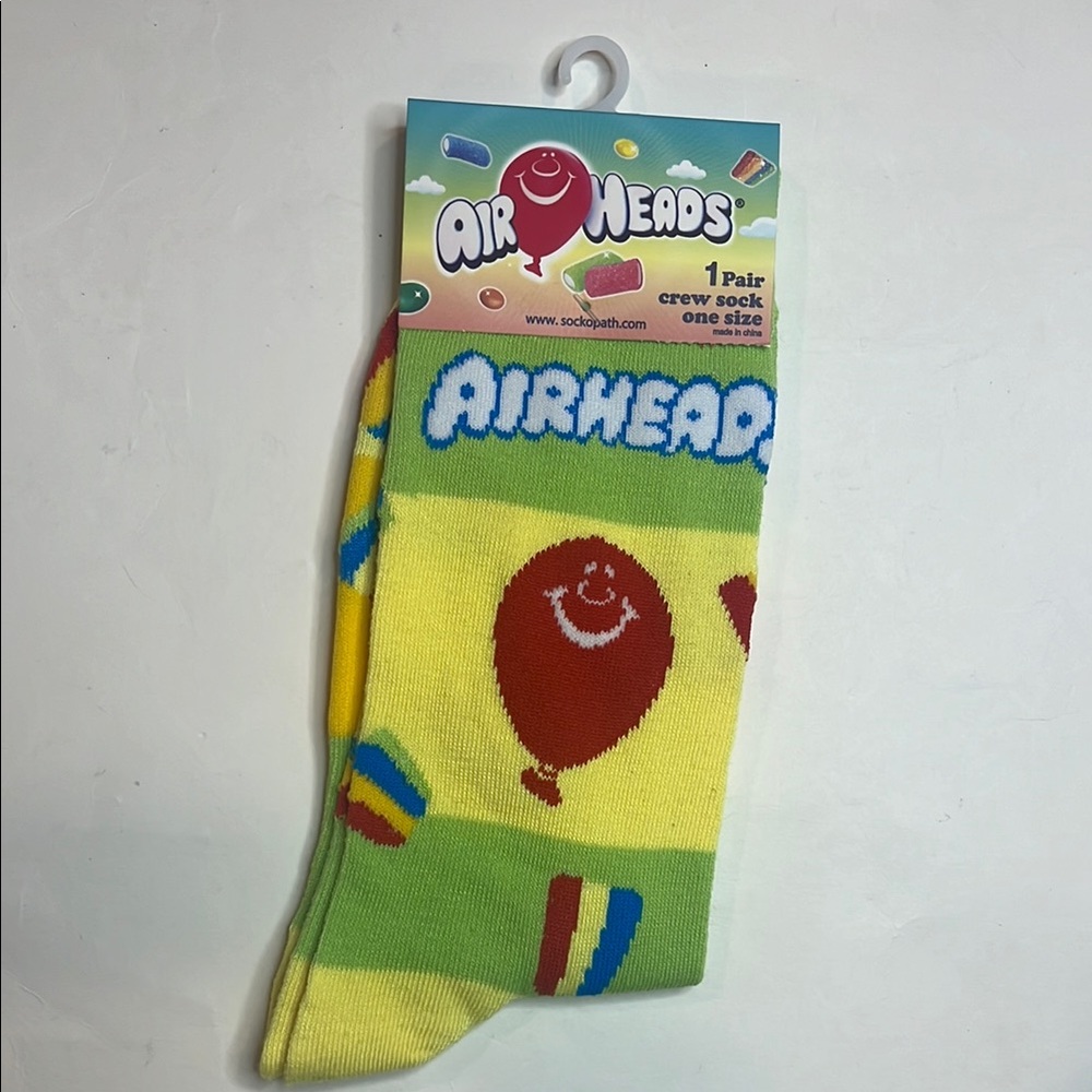 Airheads Yellow Crew Socks Unisex
